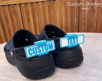 Custom Schuhschmuck für Crocs | 3D gedruckte Sprüche | Platten | Charms