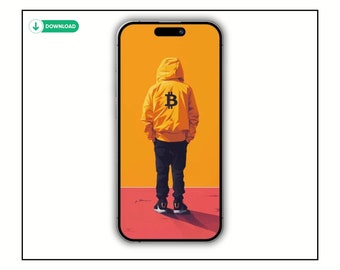 Bitcoin Evolution - 'World is Changing' HD Wallpaper | |2856x4998px Download, |iPhone, Samsung, Huawei |Exclusive Crypto Art