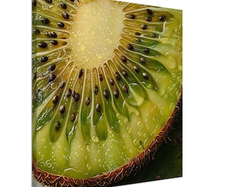 Kiwi Shot - Exclusive canvas print for the kitchen