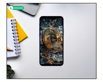 New World Collection: Exclusive Bitcoin HD Wallpaper | Premium Digital Art Download for iPhone, Samsung, Huawei |
