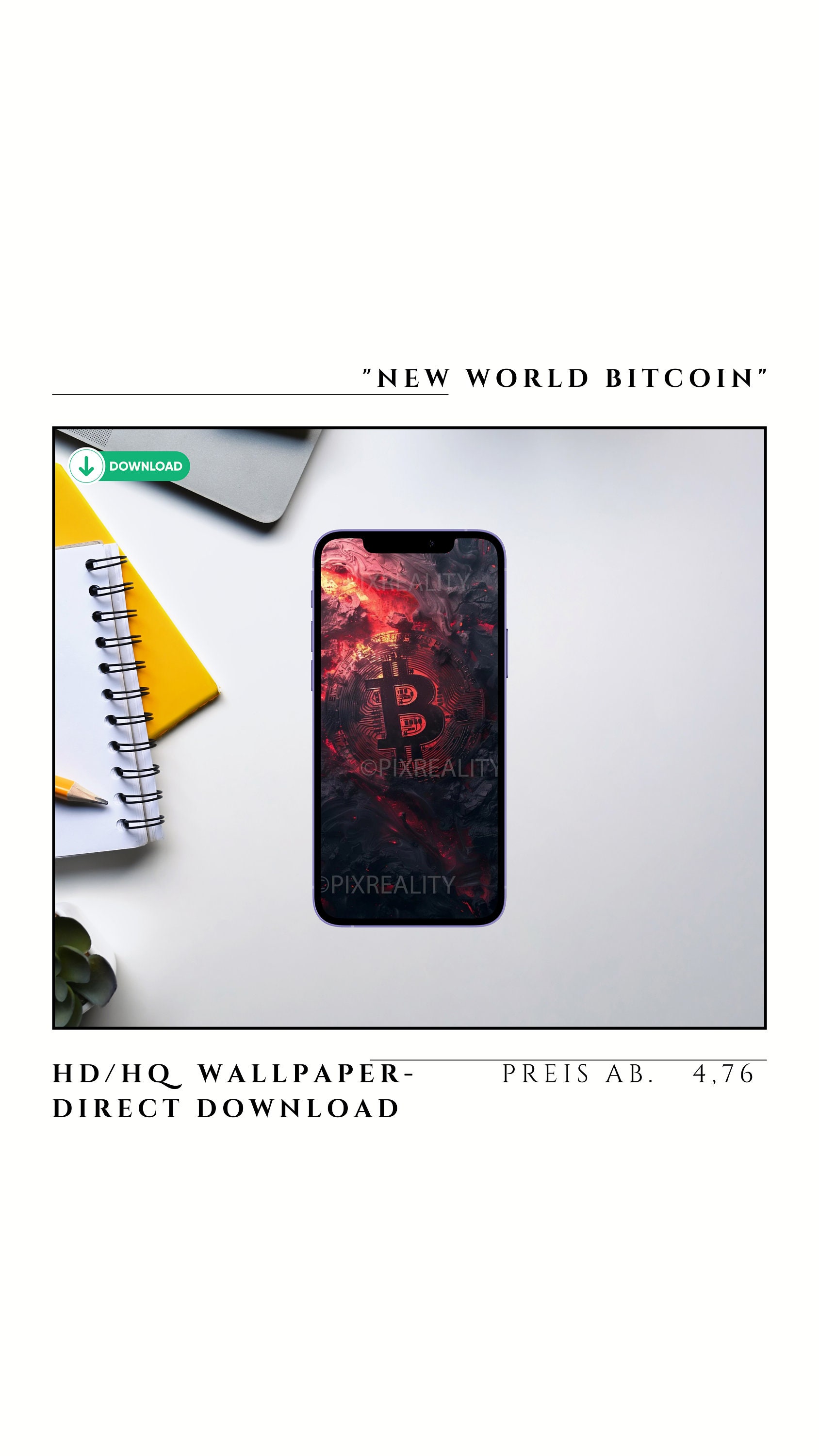 Bitcoin Change HD Wallpaper - Exclusive Design for Iphone, Samsung, Huawei  - Instant Digital Download Crypto Art - Etsy UK