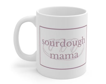 Sourdough Mama Mug - White/Pink