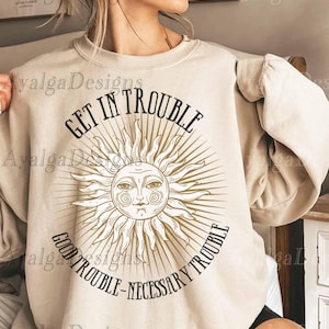 Good Trouble Unisex Sweatshirt: John Lewis, LGBTQ+ Rights Activist Tee