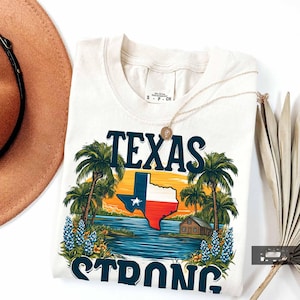 Pray for Texas T-Shirt, Hill Country Strong Tee, Camp Mystic Survivor Shirt, Texas Flood Tragedy Awareness Graphic Tee