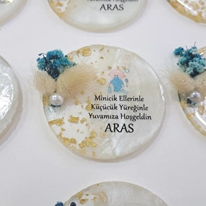 Lilac Magnet Wedding Favor, Epoxy Magnet, Boxed Epoxy Magnet,Wedding Gift,Wedding decorations,Engagement party,Henna Party Gift,Magnet favor
