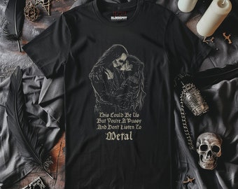 Questa maglietta potrebbe essere noi / Abbigliamento occulto / Black Metal / Weirdcore / Camicia Goth / Abbigliamento gotico / Heavy Metal /