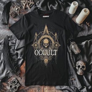 Occult T-Shirt | Occult Clothing | Black Metal | Weirdcore | Goth Shirt | Gothic Clothing | Aesthetic Clothing