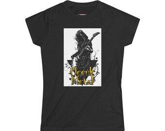 Women's Occult Metal T-Shirt | Satanic Occult Clothing | Black Metal | Weirdcore | Goth Shirt | Gothic Clothing | Aesthetic Clothing