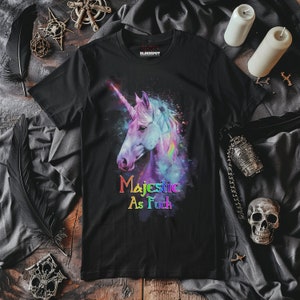 Majestic AF T-Shirt | Occult Clothing | Black Metal | Weirdcore | Goth Shirt | Gothic Clothing | Pride | Queer | Majestic