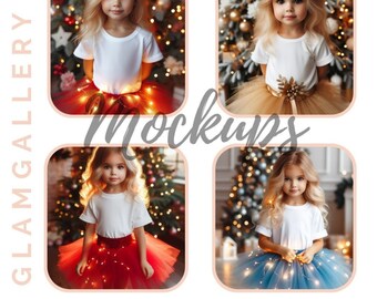 Bella canvas 3001T white mockups, Bella canvas 3001T Christmas Mockups, Bella canvas White Tee, Kids Mockups, white t-shirt Mockups