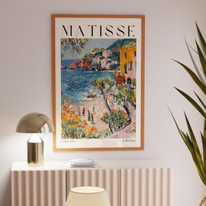 Henri Matisse Art Print, Aesthetic Matisse Poster for Modern Gallery Exhibition Art, Minimalist Neutral Wall Art, Matisse Gift Idea