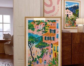 Dopamine Matisse Art Prints, Maximalist Colorful Art,Aesthetic Room Decor,Matisse Modern Gallery Exhibition, Gift Ideas, Preppy Trendy Decor