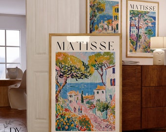 Matisse Exhibition Art Prints (Set of 3) - Gallery Wall Decor (Digital Download)