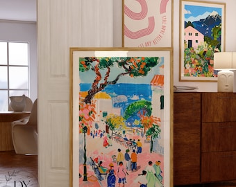 Dopamine Matisse-kunstprint, moderne galerijwanddecoratie