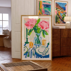 Trendy Matisse Wandkunst, Küchen Wandkunst, Minimalistische Wandkunst, Preppy Wandkunst, Retro Wandkunst, Sommer Poster, Trendige Wandkunst, Vogue Print