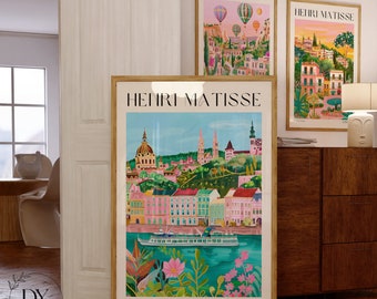 Henri Matisse Set of 3 Art Print, Aesthetic Matisse Poster for Modern Gallery Exhibition Art, Minimalist Neutral Wall Art, Matisse Gift Idea
