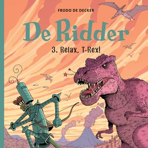 De Ridder 3 Relax, T-rex gesigneerd met tekening indien gewenst afbeelding 1