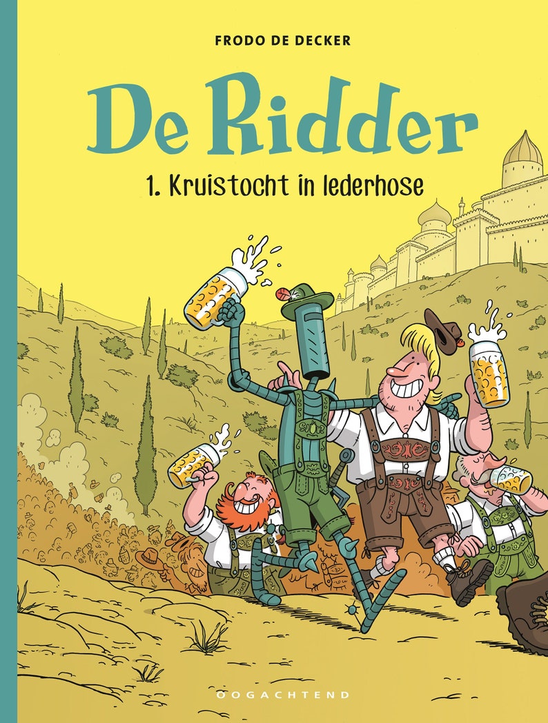 1 ste album van de gagstrip 'De Ridder' door Frodo De Decker.