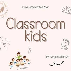 Neat Handwriting Fonts for Goodnotes, Simple Study Digital Notetaking Font, Cute Handwriting Procreate Font Planner Ipad, Classroom Kids