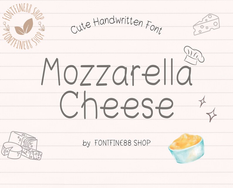 Neat Handwritten Font Cute Handwriting Font Lovely Font, Simple Font ...