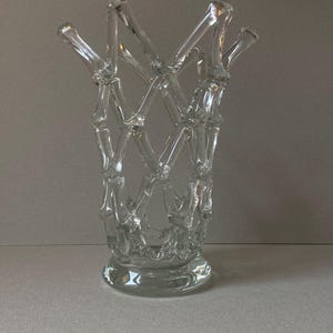 Stunning Art Deco Murano Vase, Barovier & Toso, Italy, 1940s