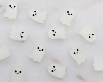 Glow in the Dark Ghost Studs: DIY Acrylic Earring Blanks