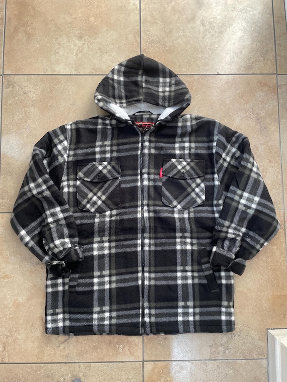 High Mount Men's Fleece Sherpa Lined Lumberjack Style Padded