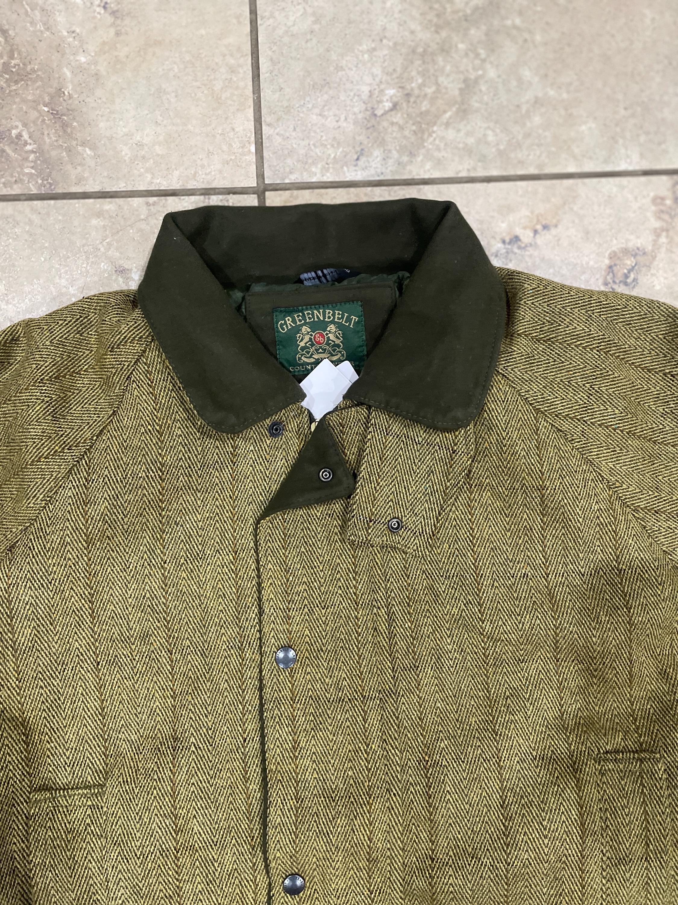 Vintage Green Tweed Country Coat: Men's Farming Hiking Jacket - Etsy
