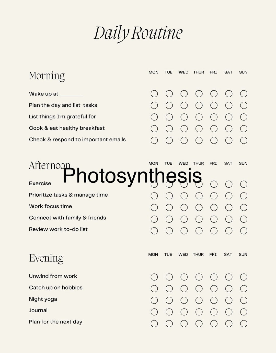ADHD Daily and Weekly Checklist - Etsy