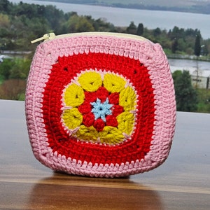 Flower Handmade wallet | Handmade purse | Women's wallet | Crochet wallet | Flower coin purse