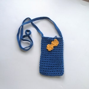 Crochet Phone Bag Handmade Phone Bag Knitted Phone Bag Crochet Mini  Bag Crossbody Phone Bag