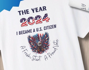 Camiseta patriótica estadounidense: Comfort Colors 1717 Tee