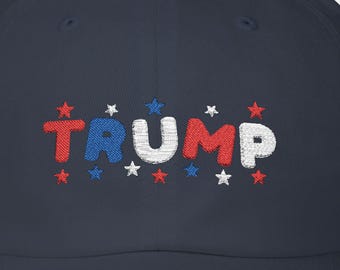 Cappellino TRUMP ricamato: cappellino da baseball politico MAGA