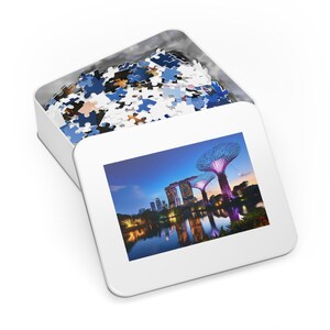 Singapore 1000-Piece Wooden Jigsaw Puzzle - Travel Souvenir & Gift