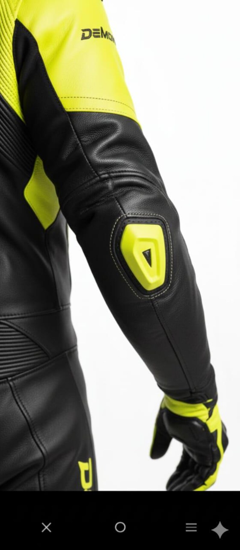 Tuta in pelle da moto personalizzata - Tuta da motociclista professionale con armatura CE - Abbigliamento protettivo da motociclista per uomo immagine 8