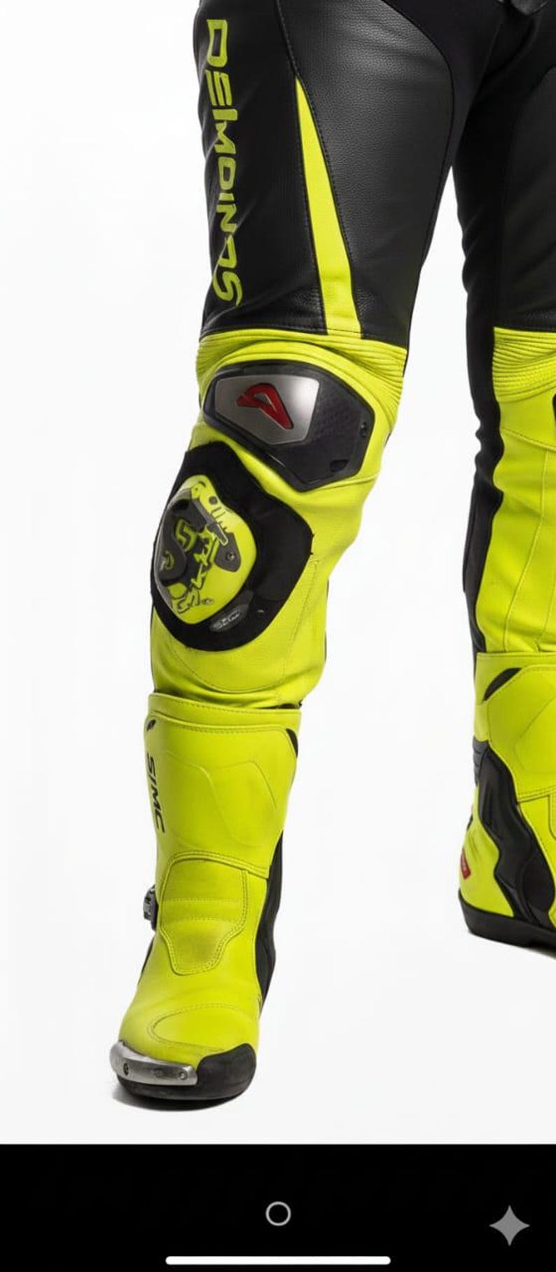 Tuta in pelle da moto personalizzata - Tuta da motociclista professionale con armatura CE - Abbigliamento protettivo da motociclista per uomo immagine 6
