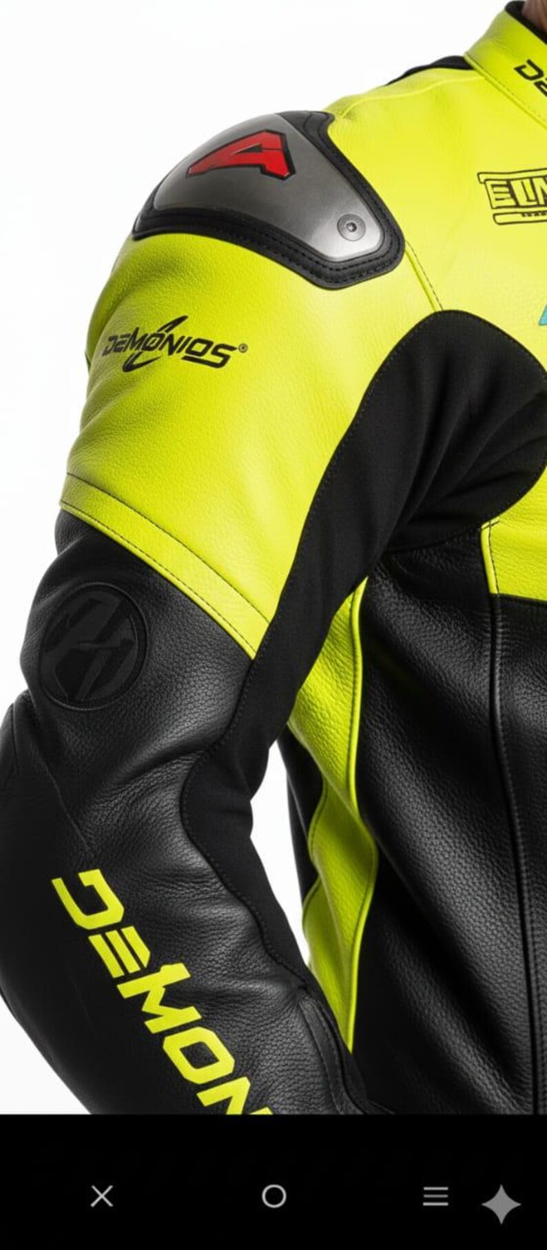 Tuta in pelle da moto personalizzata - Tuta da motociclista professionale con armatura CE - Abbigliamento protettivo da motociclista per uomo immagine 7