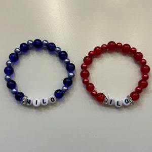 Matching Beaded Ilo and Milo Inspired Bracelets - Etsy