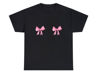 Double Pinky Bowwy Y2K t shirt Aesthetic Graphic tshirt Cute shirt Summer t shirt Colorful T shirt - casualhouse.co