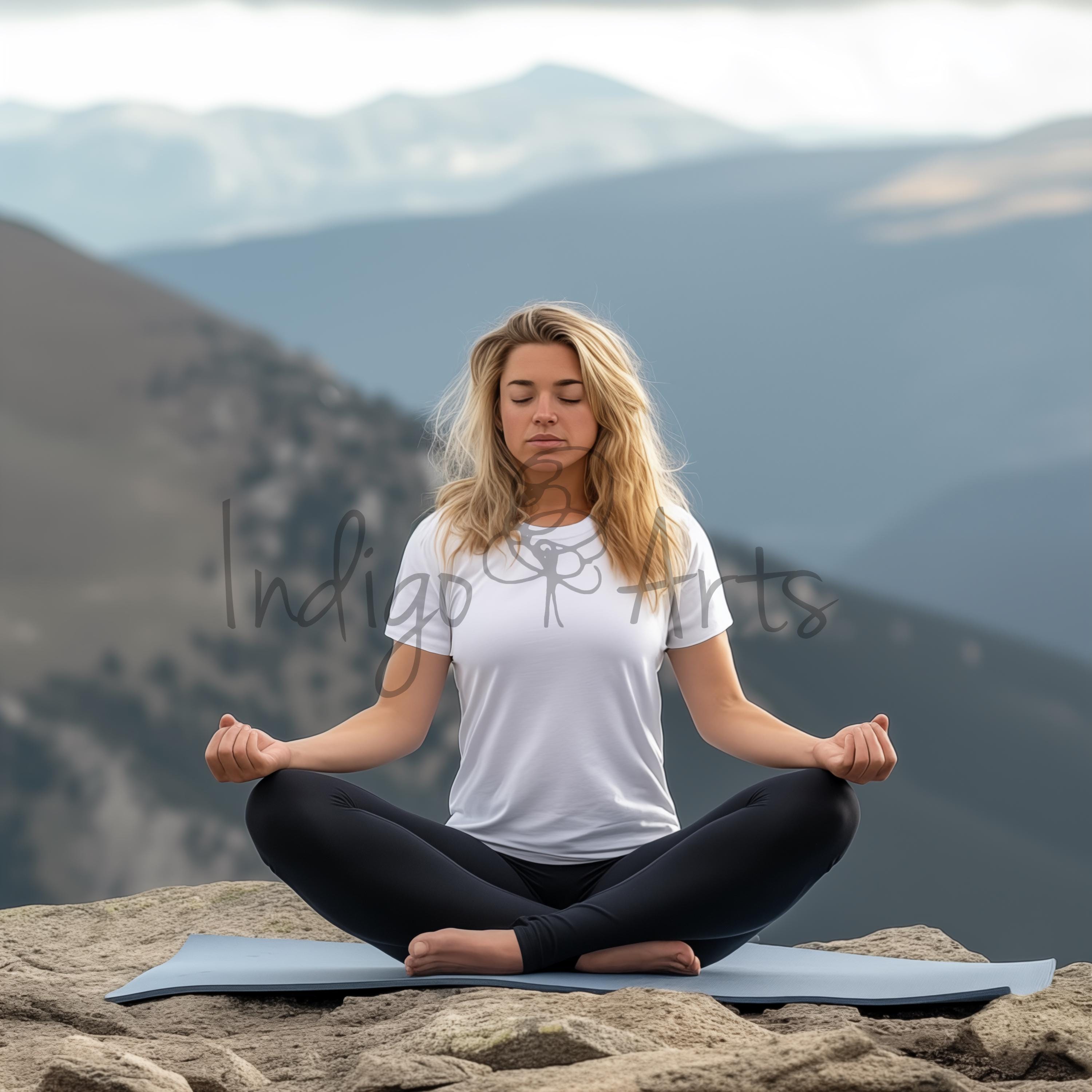 Tapis De Yoga Zen Personnalisé – Motif Géométrique Sacré, Antidérapant Et Fabriqué à La Main Par Eternal Zen