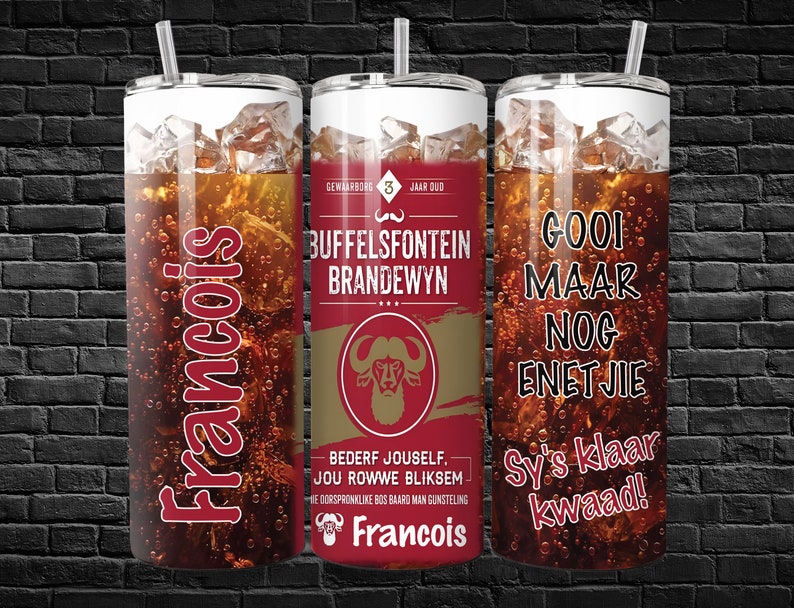 Buffelsfontein brandy 20oz tumbler wrap zdjęcie 1