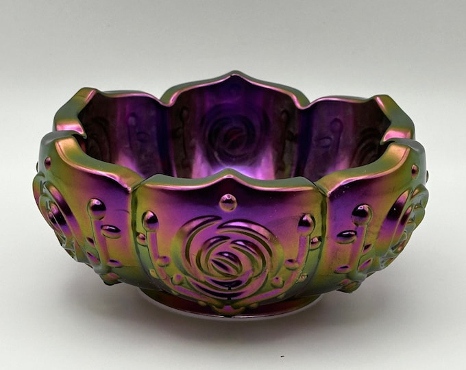 Featured listing image: Purple or Blue Iridescent Resin Candy Dish/ Trinket Bowl