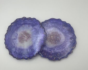 Geode Resin Coasters