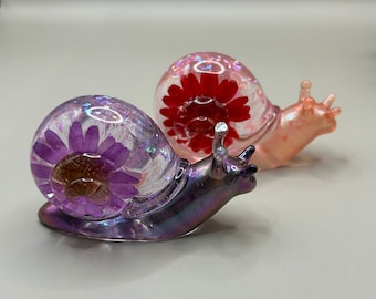 Small 2.75" Custom Order Resin Snail