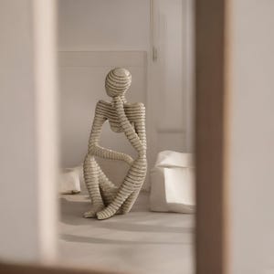 Unique Abstract Statue / Thinker Statue / Resin Abstract Thinker / Desktop Sculptures / Home Decoration / Abstract Ornaments / Decoration