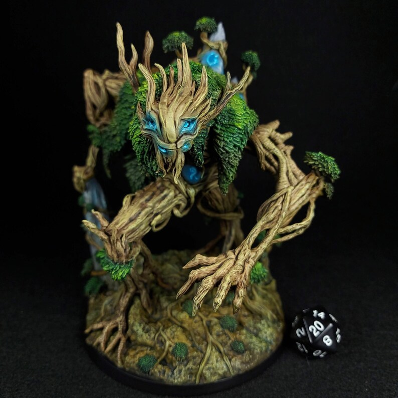 Lord Ironwood, Giant Tree Creature Hand Painted Miniature Dungeon and