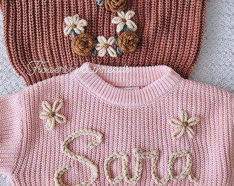 Personalised embroidery sweater