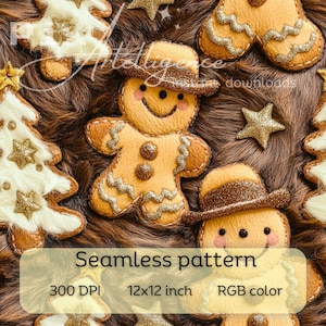 Western Lebkuchen Cowboy Musterdatei für Stoff Sublimation, 3D Digital Papier Print Design, Tumbler Wrap Scrapbook