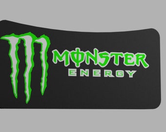 Boîte lumineuse Monster énergie personnalisée et personnalisable