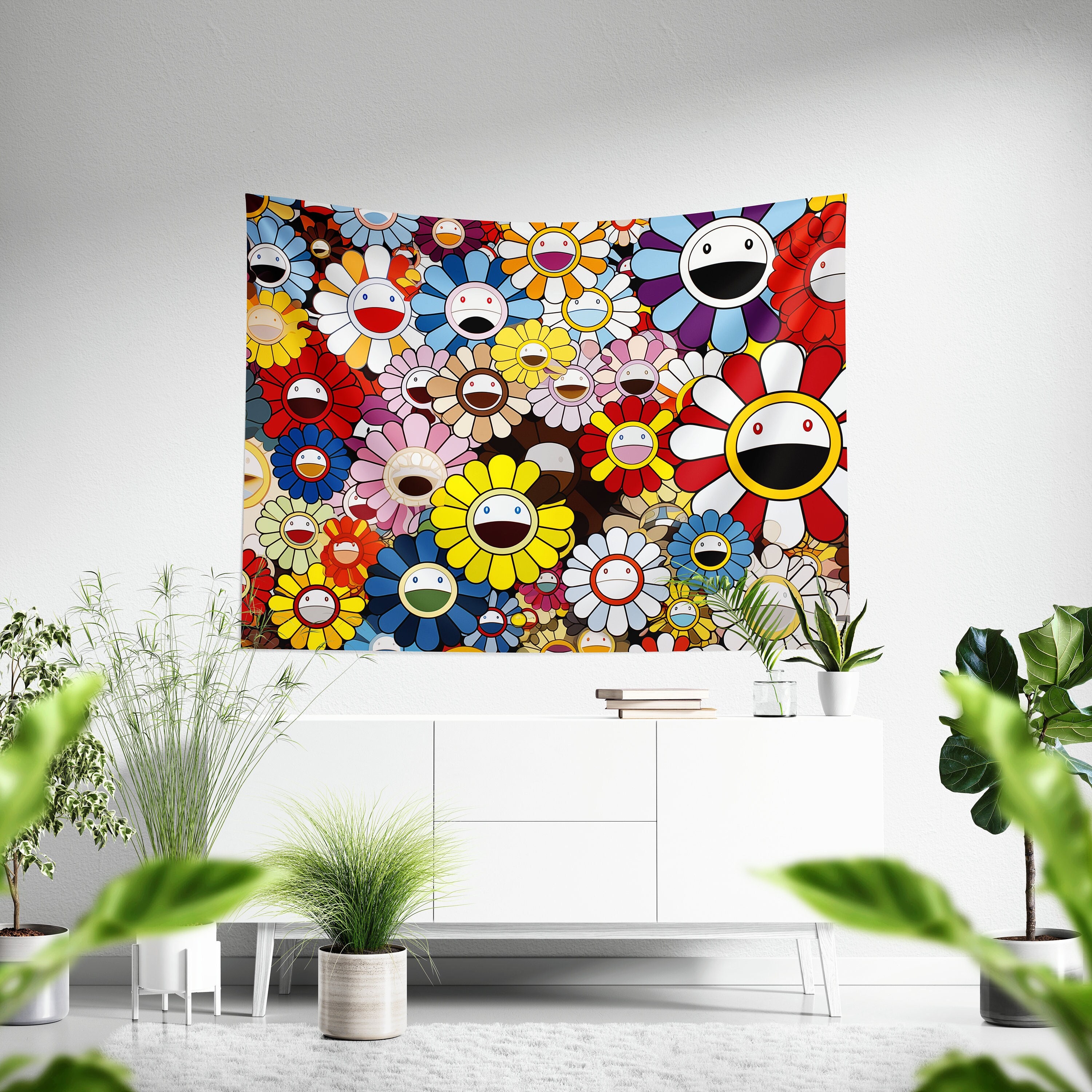 Takashi Murakami Inspiration Wall Tapestry Takashi Murakami